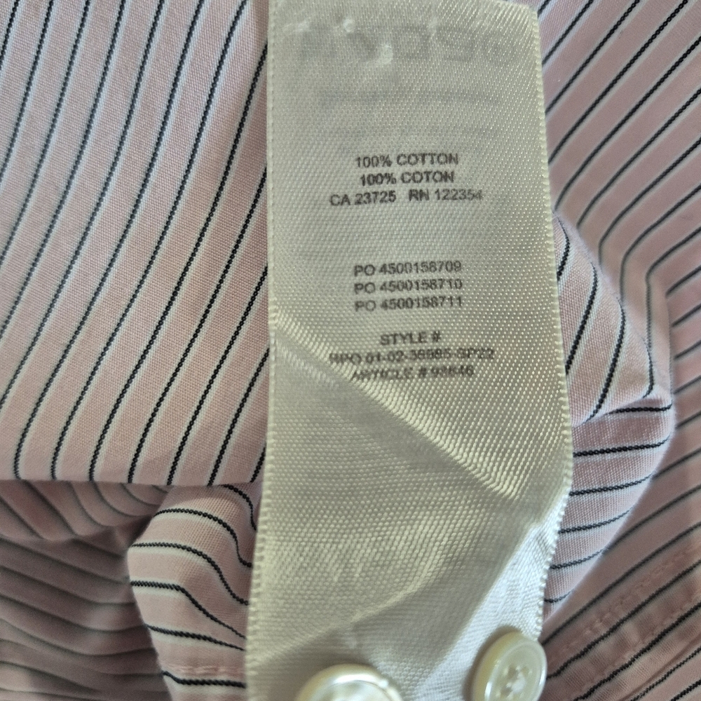 Babaton Aritzia Striped Poplin Business Casual Button Up Shirt Medium - Picture 6 of 10